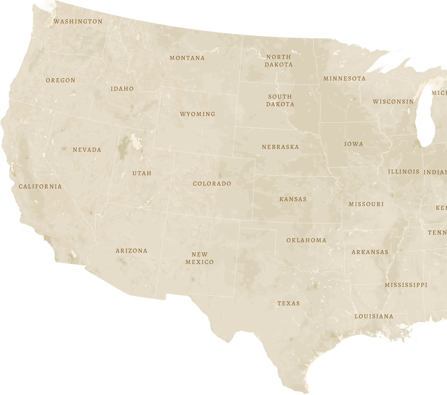 Map of USA